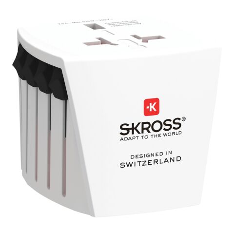 SKROSS Adapter för världsresor MUV Micro vit | Inget reklamtryck | Inte tillgängligt | Inte tillgängligt