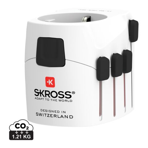 SKROSS Pro 3-polig världsreseadapter