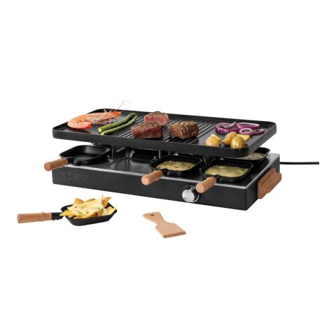 BOSKA Raclette Gourmet Party, 8 pers. (EU typ F) svart
