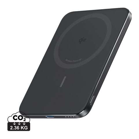 Anker Nano trådlös powerbank 5K 15W MagGo slim Qi 2.0 svart