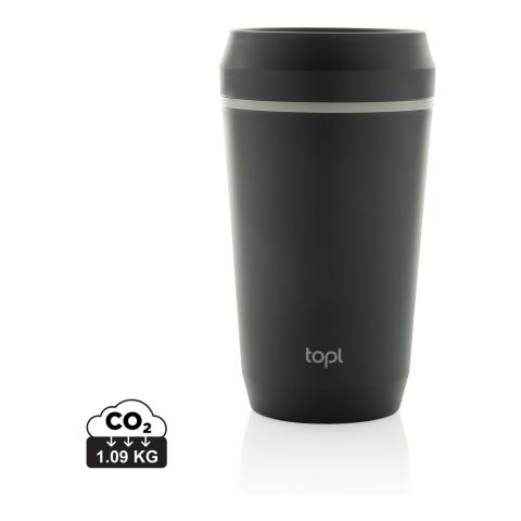Topl To Go-glas av återvunnen plast Patenterat 360-lock 354