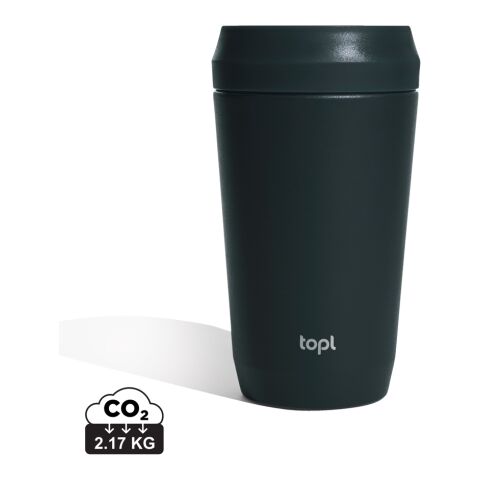 Topl To Go-glas i återvunnet stål Patenterat 360-lock 354 ml