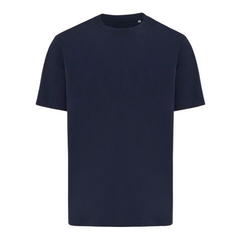 IQONIQ Nikko t-shirt i tung återvunnen bomull marinblå | XXL | Inget reklamtryck | Inte tillgängligt | Inte tillgängligt | Inte tillgängligt