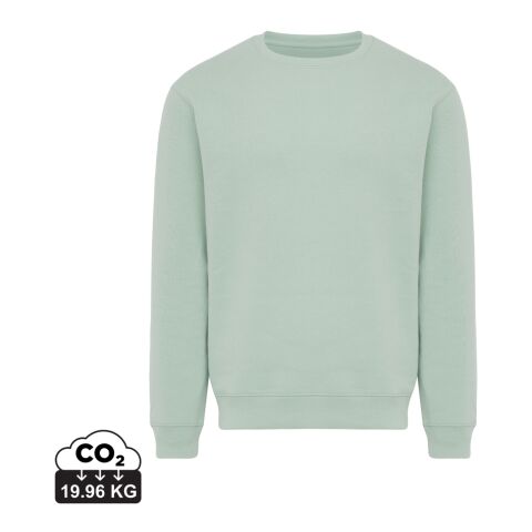 IQONIQ Torla sweatshirt i återvunnen bomull Iceberg green | XXXL