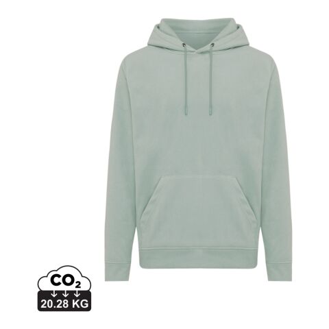 Iqoniq Trivor microfleece hoodie i återvunnen polyester Iceberg green | XL