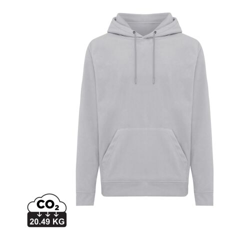 Iqoniq Trivor microfleece hoodie i återvunnen polyester grå | S