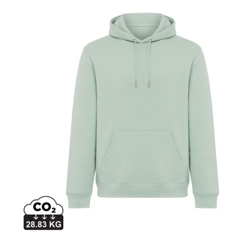 IQONIQ Joshua hoodie i återvunnen bomull Iceberg green | XL