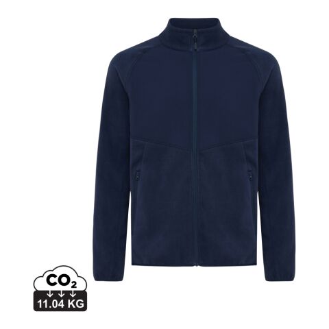 Iqoniq Talung microfleece med zipper i återvunnen polyester marinblå | M | Inget reklamtryck | Inte tillgängligt | Inte tillgängligt | Inte tillgängligt