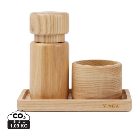 VINGA Retro FSC® askträ salt &amp; peppar set