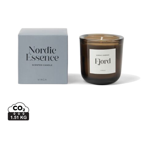 VINGA Nordic essence doftljus small blå-mörkbrun | Inget reklamtryck