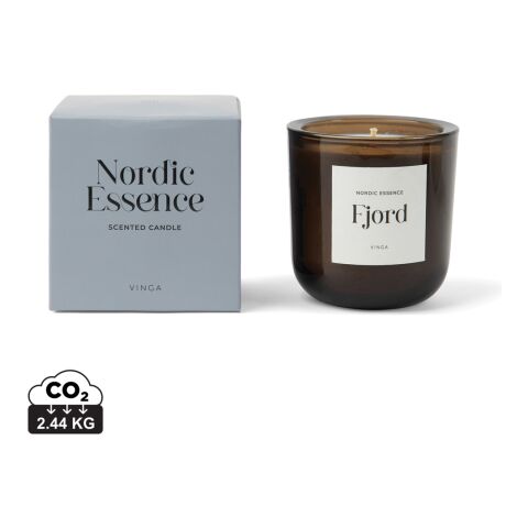 VINGA Nordic essence doftljus large blå-mörkbrun | Inget reklamtryck