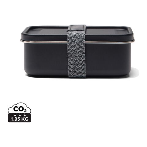 VINGA Parks RCS återvunnet stål lunchlåda svart | Inget reklamtryck | Inte tillgängligt | Inte tillgängligt