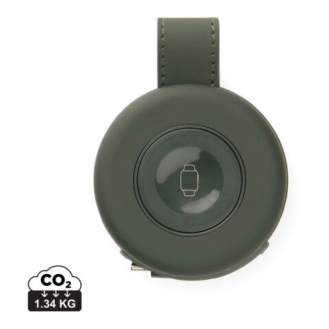 VINGA Baltimore RCS 2-in-1 Wireless 15W Travel Charger grön | Inget reklamtryck | Inte tillgängligt | Inte tillgängligt