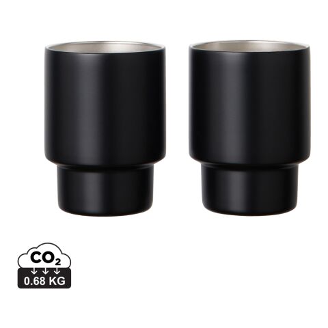 VINGA Nagano RCS mugg, 2 st svart | Inget reklamtryck