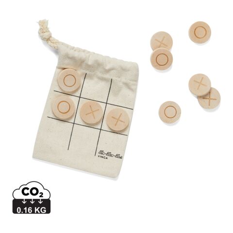 VINGA Tic-tac-toe mini spel brun | Inget reklamtryck | Inte tillgängligt | Inte tillgängligt