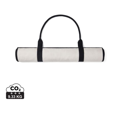 VINGA Volonne AWARE™ återvunnen canvas strandmatta off-white-svart | Inget reklamtryck | Inte tillgängligt | Inte tillgängligt | Inte tillgängligt