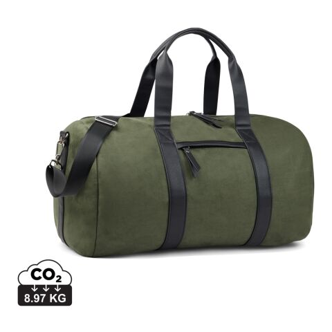 VINGA Marlow RCS återvunnen polyester weekend bag grön-svart | Inget reklamtryck | Inte tillgängligt | Inte tillgängligt