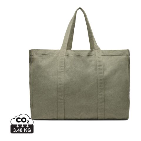 VINGA Hilo AWARE™ återvunnen canvas maxi tote bag grön | Inget reklamtryck | Inte tillgängligt | Inte tillgängligt | Inte tillgängligt