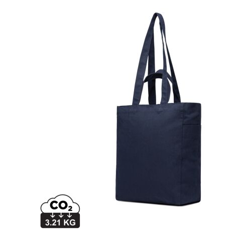 VINGA Hilo AWARE™ återvunnen canvas tote med dragkedja marinblå | Inget reklamtryck | Inte tillgängligt | Inte tillgängligt | Inte tillgängligt