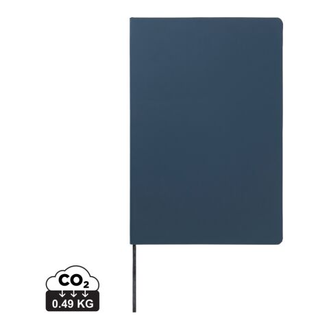 VINGA Baltimore RCS PU softcover notebook marinblå
