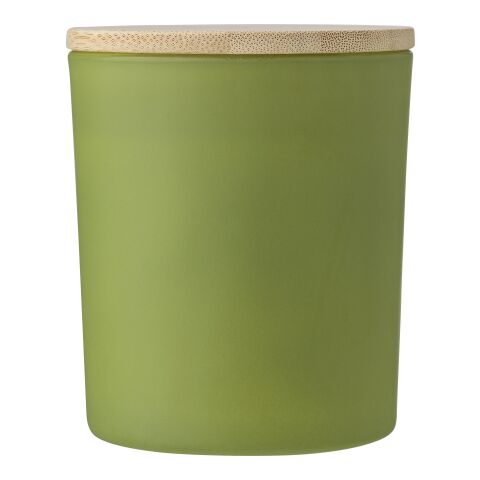Ljus i hållare av glas Josiah Grön
