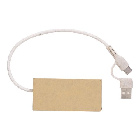 USB-hub i aluminium och återvunnet papper Paulo Brun | Inget reklamtryck | Inte tillgängligt | Inte tillgängligt