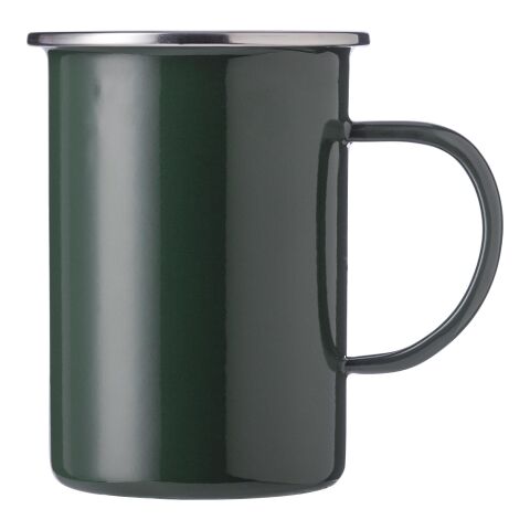 Emaljmugg (450 ml) Grön | Inget reklamtryck | Inte tillgängligt | Inte tillgängligt