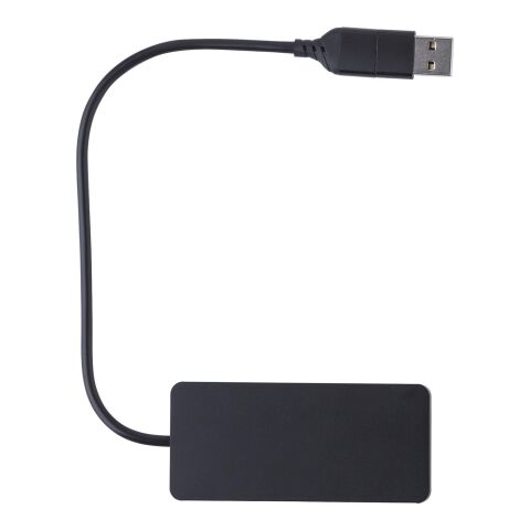 USB-hubb i aluminium Layton Svart | Inget reklamtryck | Inte tillgängligt | Inte tillgängligt