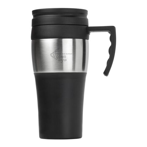 Termosmugg (500 ml) Svart/Silver | Inget reklamtryck | Inte tillgängligt | Inte tillgängligt