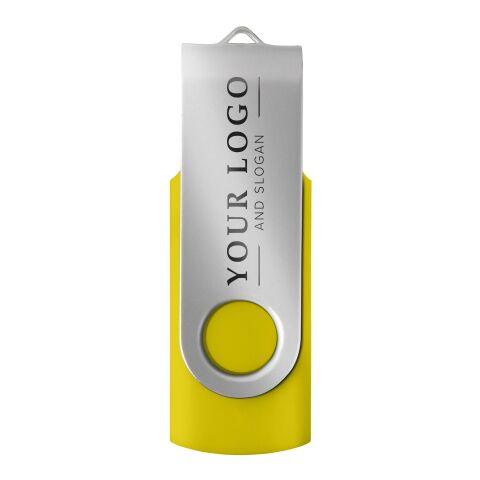 USB-minne (16 GB) med twist-funktion Blå/Silver | Inget reklamtryck | Inte tillgängligt | Inte tillgängligt