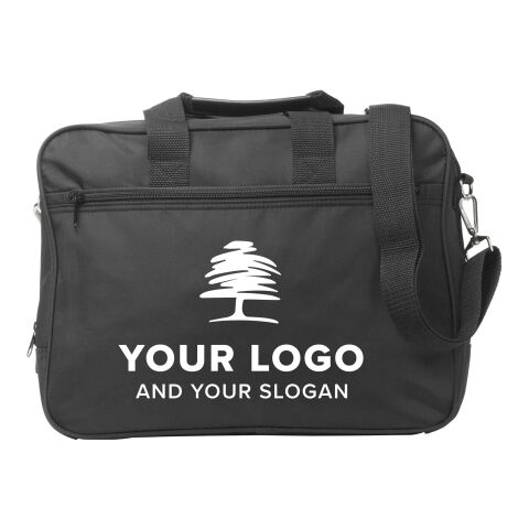 Konferensväska i microfiber (1680D) för 15&#039; laptop Svart | Inget reklamtryck | Inte tillgängligt | Inte tillgängligt