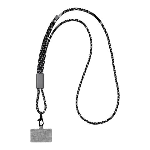 BrandCharger Lany lanyard grå | Inget reklamtryck | Inte tillgängligt | Inte tillgängligt