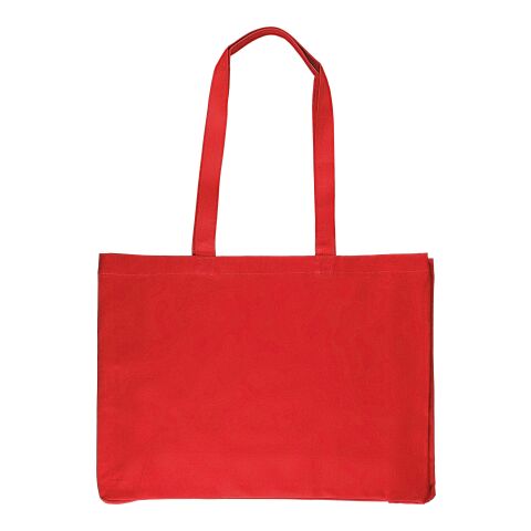 Oeko-Tex cotton (220 gsm) shopping bag Isaac Röd | Inget reklamtryck | Inte tillgängligt | Inte tillgängligt