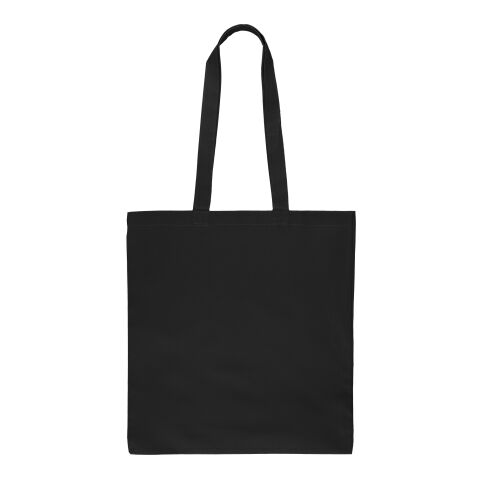 Oeko-Tex cotton (140 gsm) shopping bag Kenneth Svart | Inget reklamtryck | Inte tillgängligt | Inte tillgängligt