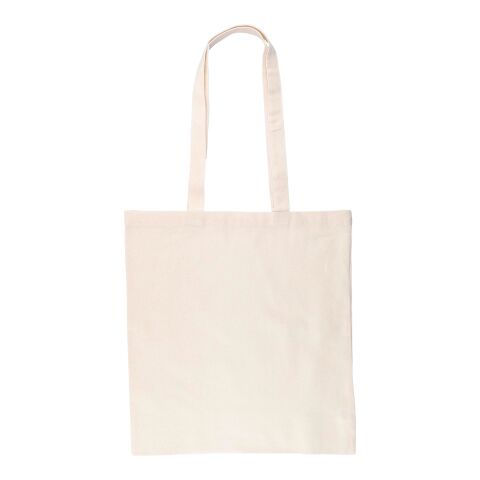 Oeko-Tex cotton (140 gsm) shopping bag Leonard beige | Inget reklamtryck | Inte tillgängligt | Inte tillgängligt
