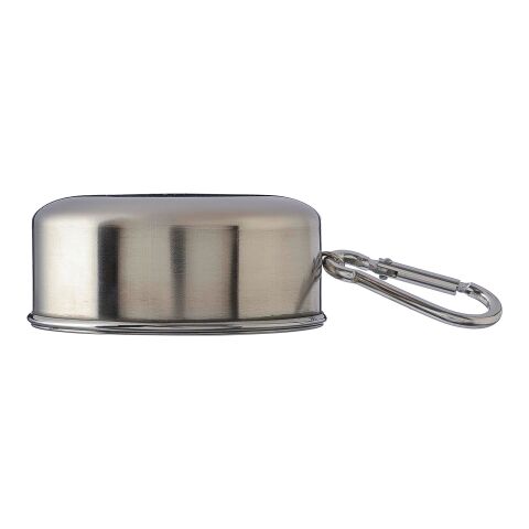 Stainless steel foldable cup Annette Silver | Inget reklamtryck | Inte tillgängligt | Inte tillgängligt