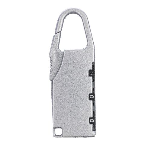 Zinc alloy numeric padlock April Silver