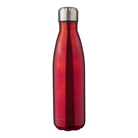 Recycled stainless steel double-walled flask 500 ml Clifford Röd | Inget reklamtryck | Inte tillgängligt | Inte tillgängligt