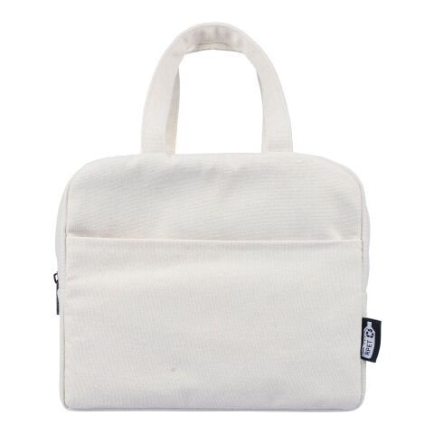 Recycled polycotton (330 gsm) cooler bag Elowen beige | Inget reklamtryck | Inte tillgängligt | Inte tillgängligt