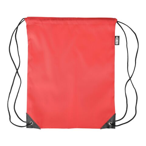 rPET polyester (210D) drawstring backpack Calix Röd | Inget reklamtryck | Inte tillgängligt | Inte tillgängligt