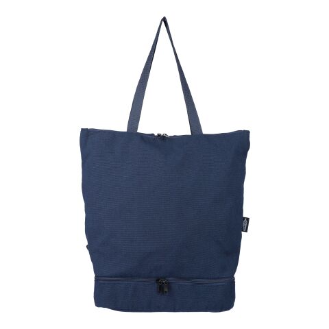 Recycled polycotton (330 gsm) tote backpack Osric Blå