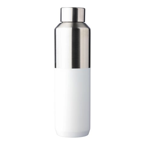 Recycled stainless steel double-walled drinking bottle (600 ml) Esen Vit | Inget reklamtryck | Inte tillgängligt | Inte tillgängligt
