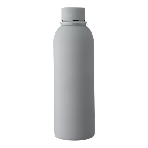 Recycled stainless steel double-walled drinking bottle (500 ml) Sena Grå | Inget reklamtryck | Inte tillgängligt | Inte tillgängligt