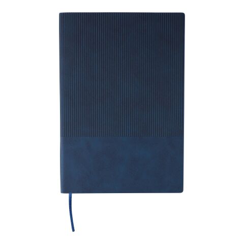 Recycled PU notebook (A5) Elian Blå | Inget reklamtryck | Inte tillgängligt | Inte tillgängligt