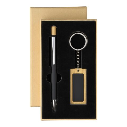 Bamboo writing set Zaid Svart | Inget reklamtryck | Inte tillgängligt | Inte tillgängligt