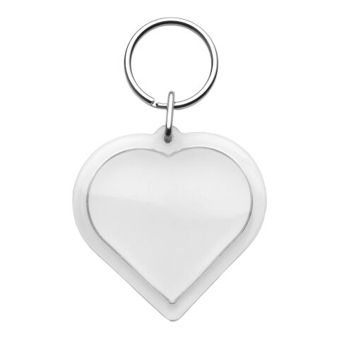 Nyckelring Hjärta Transparent | Inget reklamtryck | Inte tillgängligt | Inte tillgängligt