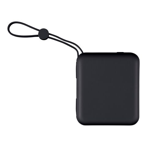 Recycled ABS powerbank Jona Svart | Inget reklamtryck