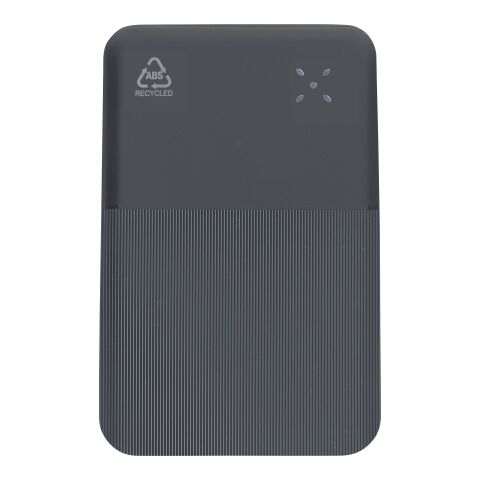 Recycled ABS powerbank Tavi Svart | Inget reklamtryck