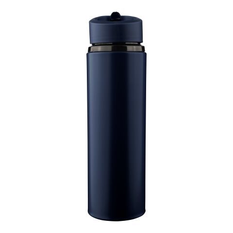 Recycled stainless steel drinking bottle (500 ml) Zeno Blå