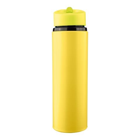 Recycled stainless steel drinking bottle (500 ml) Zeno Gul | Inget reklamtryck | Inte tillgängligt | Inte tillgängligt